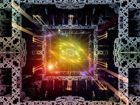 Cubic Synergy Stock Illustration