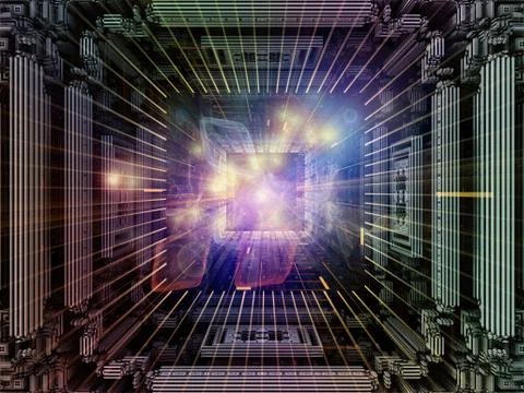 Cubic Synergy Stock Illustration