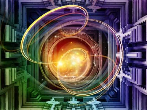 Cubic Synergy Illustrazione stock