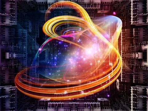 Cubic Synergy Illustrazione stock