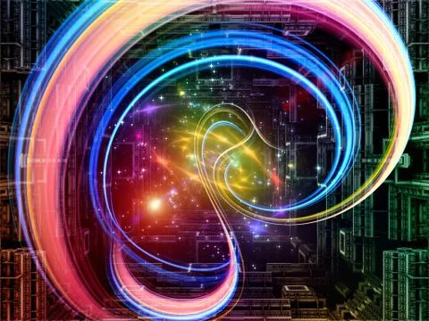 Cubic Synergy Illustrazione stock