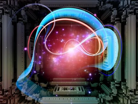 Cubic Synergy Illustrazione stock