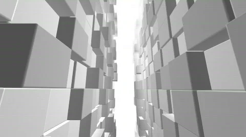 Cubic world Stock Footage 826926