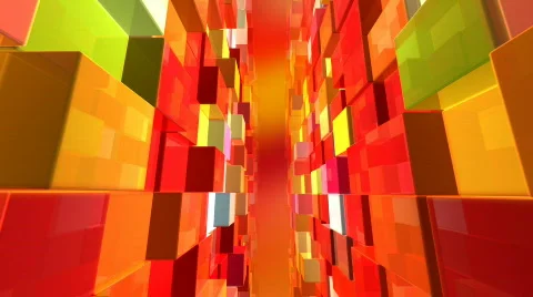 Cubic world Stock Footage 826935