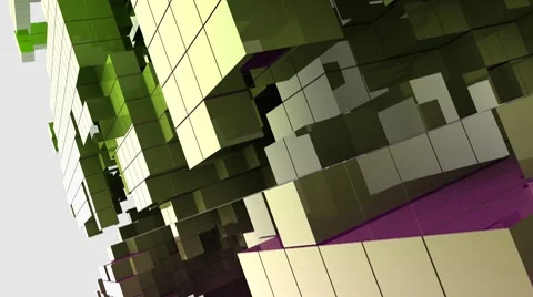 Cubism One (HD) Video stock 7451593