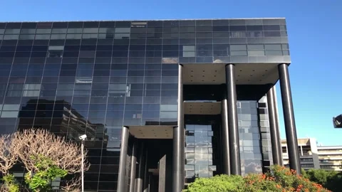 Cubo Negro building Stock Footage 233665127