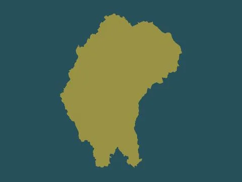 Cucer Sandevo, Macedonia. Solid color shape Stockillustratie