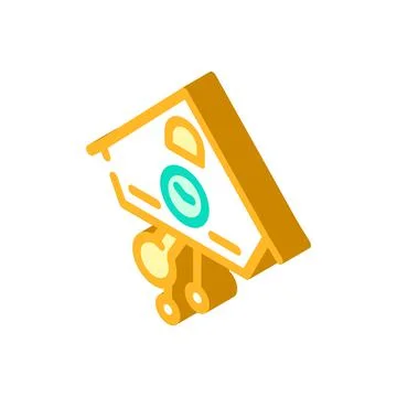 Cuckoo clock isometric icon vector illustration イラスト素材
