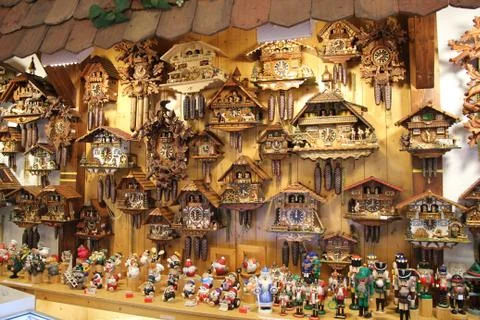 Cuckoo Clocks Stock Photos