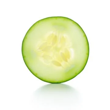 Cucumbe slice Stock Photos