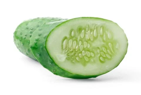 Cucumber and slice Stock Photos