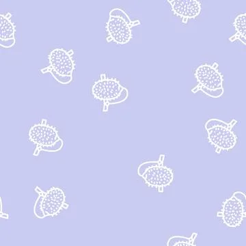 Cucumber anguria line vector seamless pattern Stock Illustration