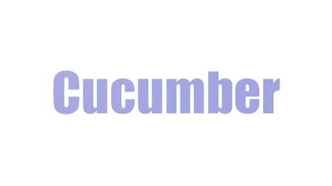Cucumber Animated Tag Cloud Isolated Stock Footage 103654390