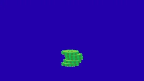 Cucumber animation on blue background Видео 333560794