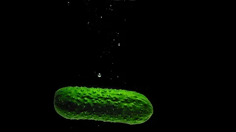 Cucumber falls and surfaces Stockbeeldmateriaal 159234870