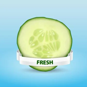 Cucumber Stock Illustration