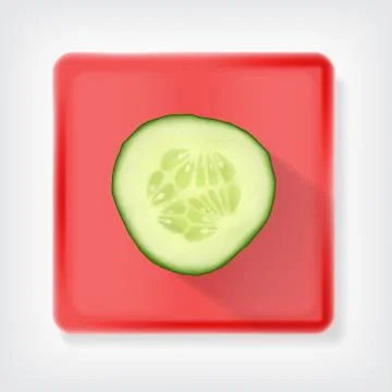 Cucumber Stock Illustration