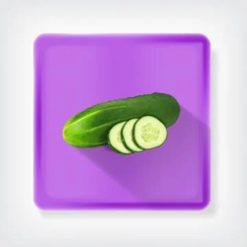 Cucumber Stock Illustration