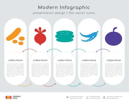 Cucumber infographics design Stock Illustration