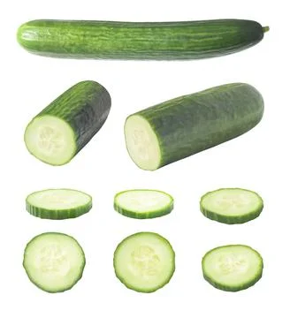 Cucumber isolated Foto stock