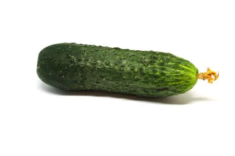 Cucumber isolated on white background Stock Photos