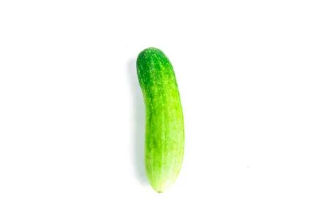 Cucumber isolated on white background Stock Photos