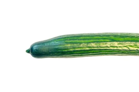 Cucumber isolated on white background Stock Photos