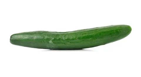 Cucumber isolated on white background Stock Photos