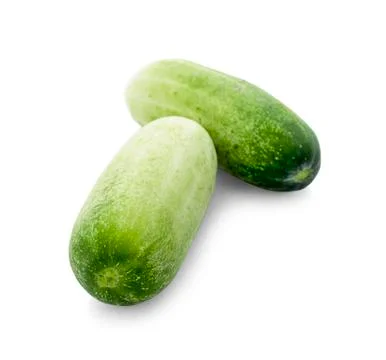 Cucumber isolated on white background Stock Photos