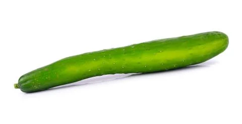Cucumber isolated on white background Stock Photos