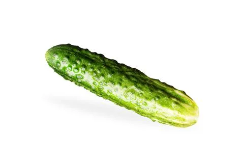 Cucumber isolated on white background 스톡 사진