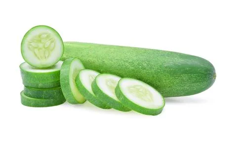 Cucumber isolated on white background. Foto stock