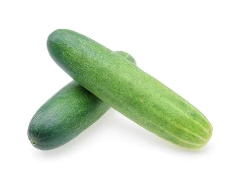 Cucumber isolated on white background. Foto stock
