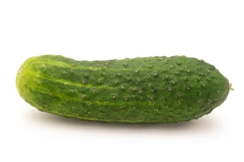 Cucumber isolated on white Stock Photos