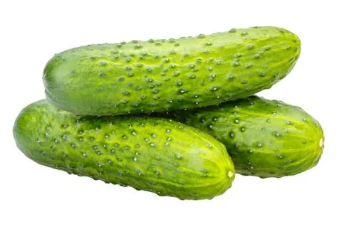 Cucumber isolated on white Stock Photos