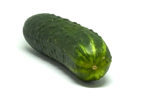 Cucumber isolated on white Stock Photos
