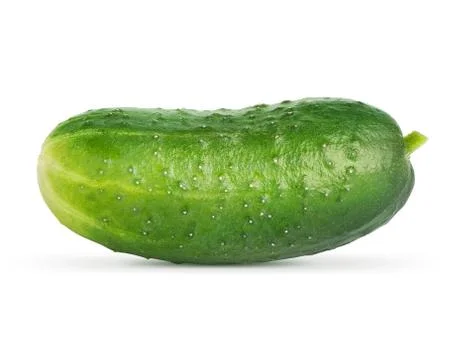 Cucumber isolated on white Stock Photos