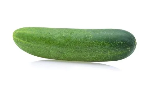 Cucumber isolated on white Foto stock