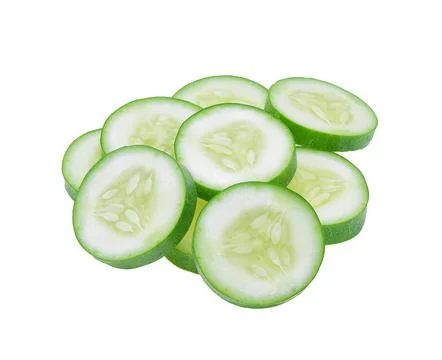 Cucumber isolated on white Stock Photos