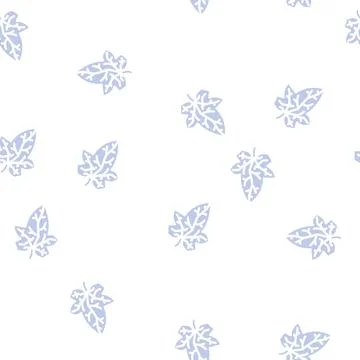 Cucumber leaf glyph vector seamless pattern Stock Illustration