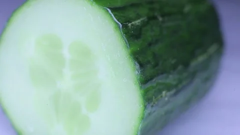 Cucumber (macro shoot) Stock Footage 82747607