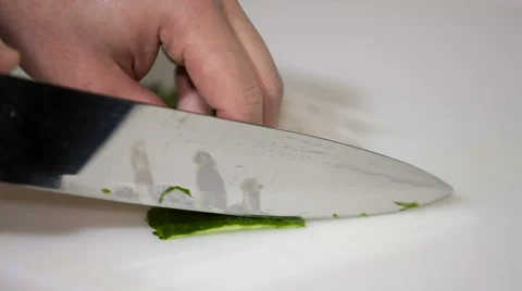 Cucumber man's hands cuts on slices Video stock 68314364