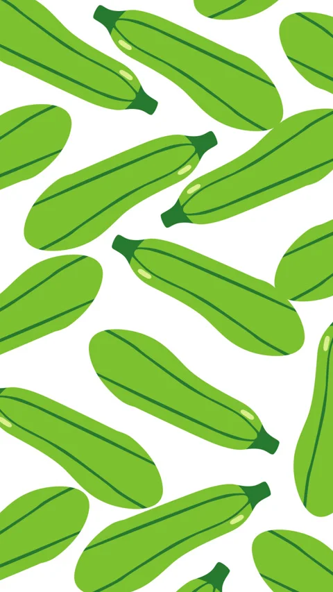 Cucumber Pattern Motion Graphic Background Fresh Green Vegetable Animation Stock Footage 346501204