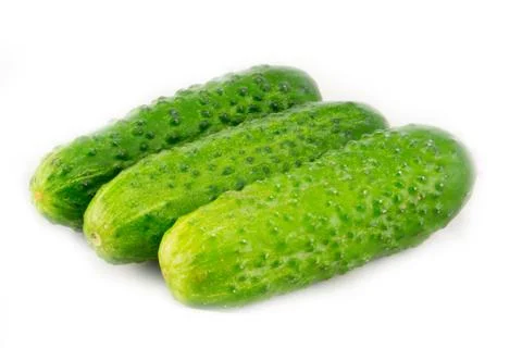 Cucumber on a plate Stock Photos
