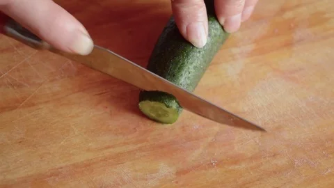 Cucumber for salad Stock-Footage 79041363