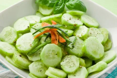 Cucumber salad Stock Photos