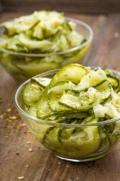 Cucumber salad Stock Photos