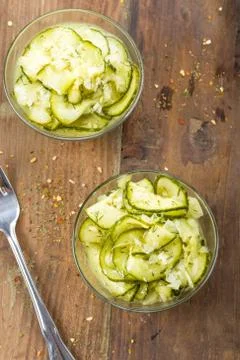 Cucumber salad Foto stock