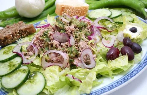 Cucumber salad Stock Photos