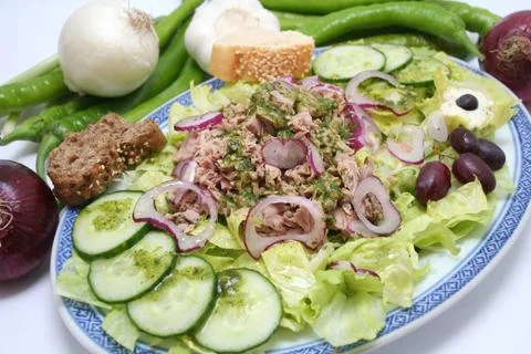Cucumber salad Stock Photos